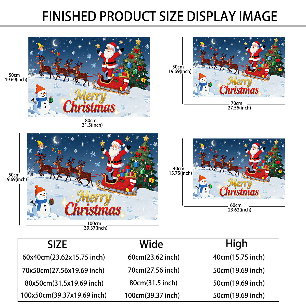 1pc Christmas Elf Santa Sleigh - Snowflake Window Decal recension och pris