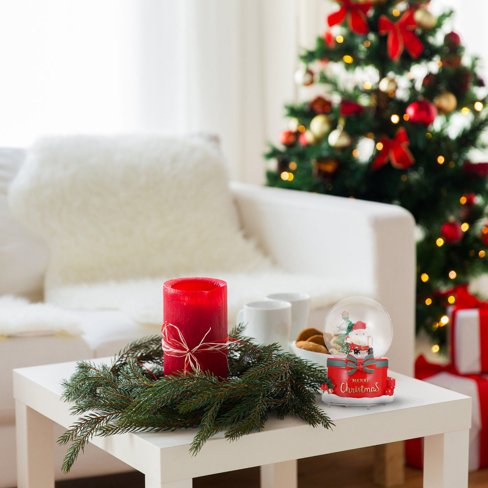 Christmas Santa Claus Globe Mu - Snow Globe Musical recension och pris