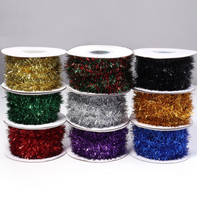 10Yards Christmas Tinsel Ribbo - Tinsel Garland Decoration recension och pris