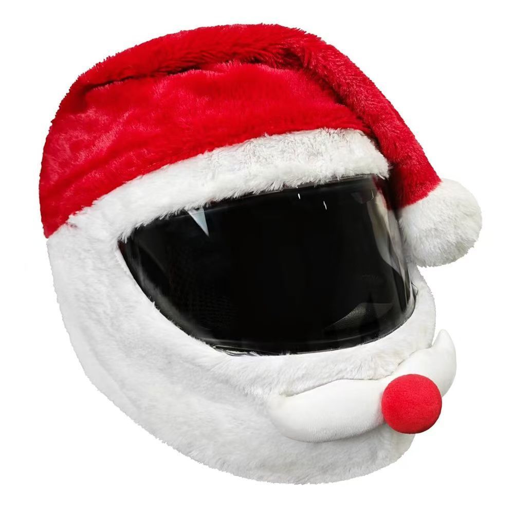 Santa Claus Helmet Cover Plush - Santa Hat Plush recension och pris