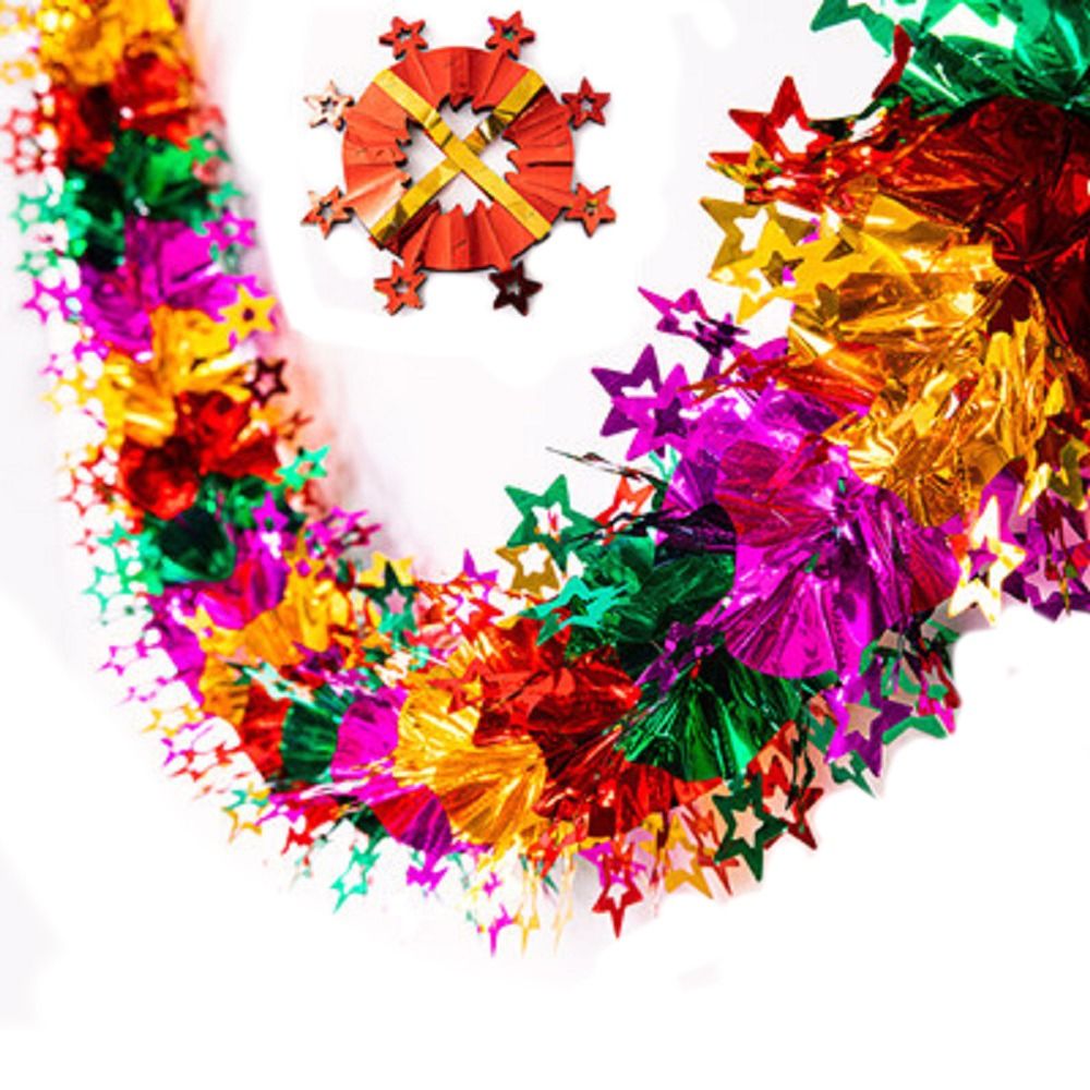 3D Christmas Foil Garlands DIY - Tinsel Garland Decoration recension och pris