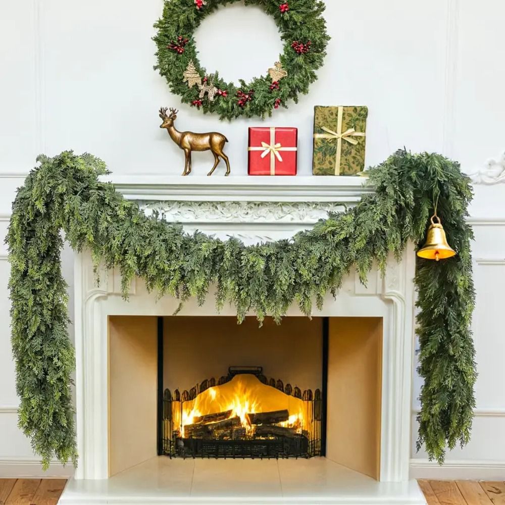 1.8/2.7m Artificial Norfolk Pi - Christmas Wreath Fake recension och pris