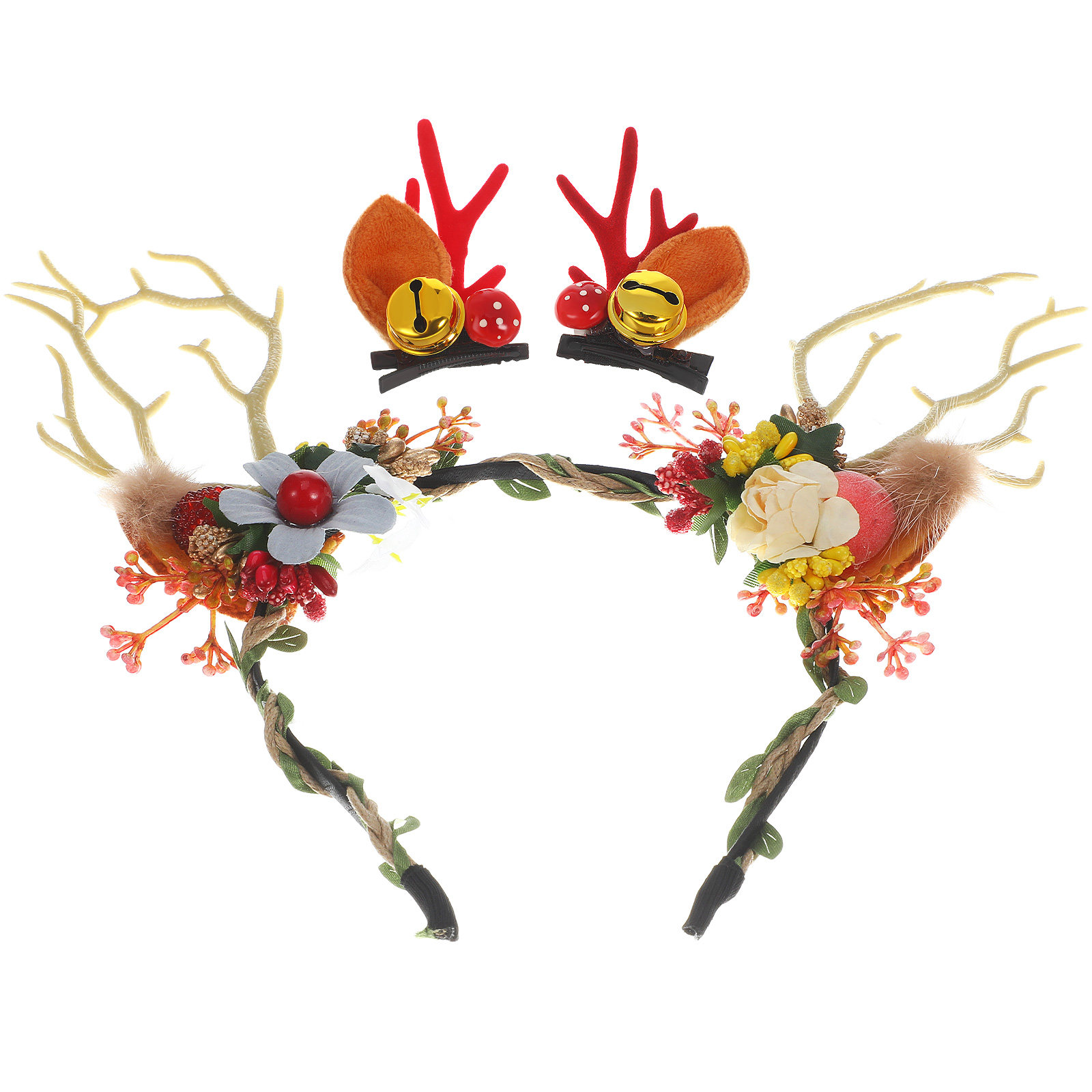 1Set Antler Headband Women Rei - Reindeer Antlers Headband recension och pris