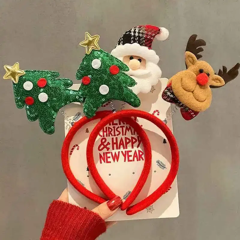 10pcs Christmas Hairband Party - Reindeer Antlers Headband recension och pris
