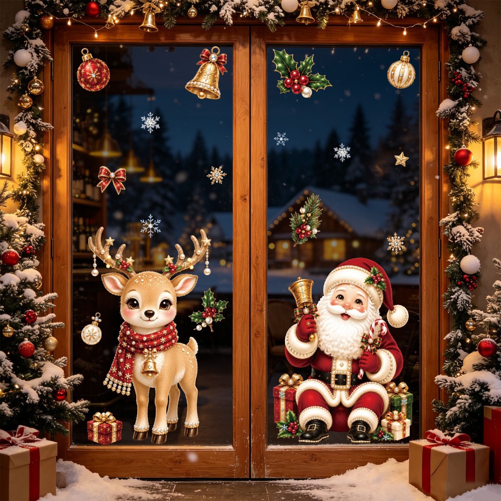 Christmas 2027 New Window Stic - Snowflake Window Decal recension och pris