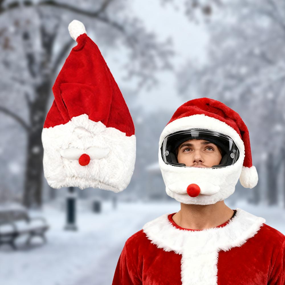 Motorcycle Santa Claus Funny C - Santa Hat Plush recension och pris