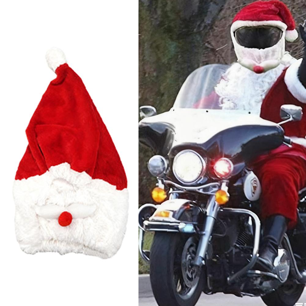 Motorcycle Santa Claus Funny C - Santa Hat Plush recension och pris