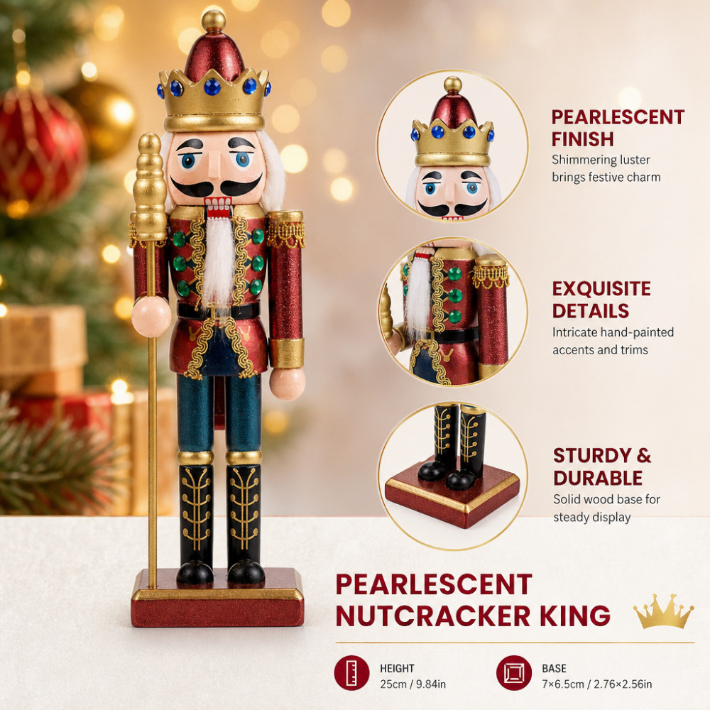 25CM New Nutcracker Soldier Ar - Nutcracker Figurine recension och pris